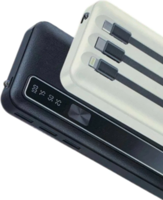 Power Bank i Fuqishëm Y51 40,000mAh me 4 Kabllo të Integruara