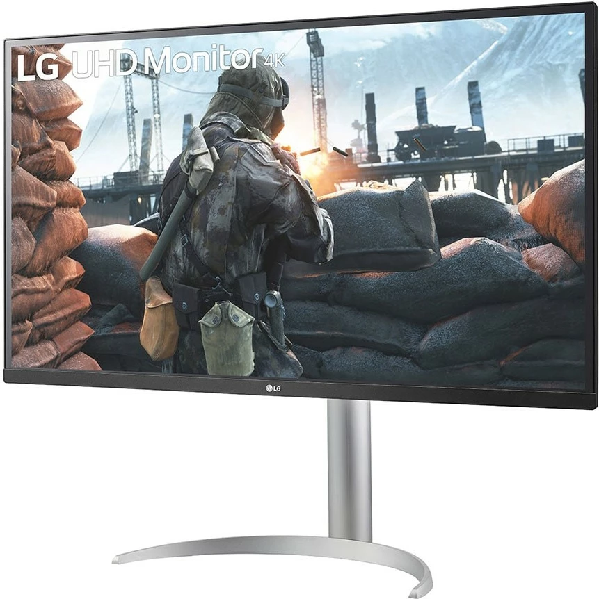 Monitor LG 27BP55U-B 27 inç 4K Ultra HD LED, Pearl Silver