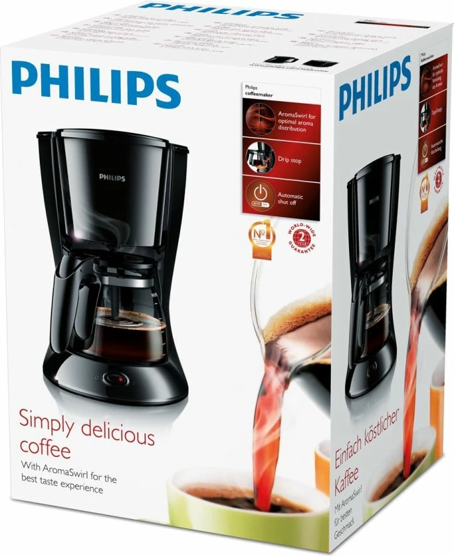Aparat kafeje Philips HD7461/20, i zi