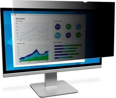 Filter privatësie 3M për monitor 22in, 16:10, PF220W1B, anti-glare, i zi