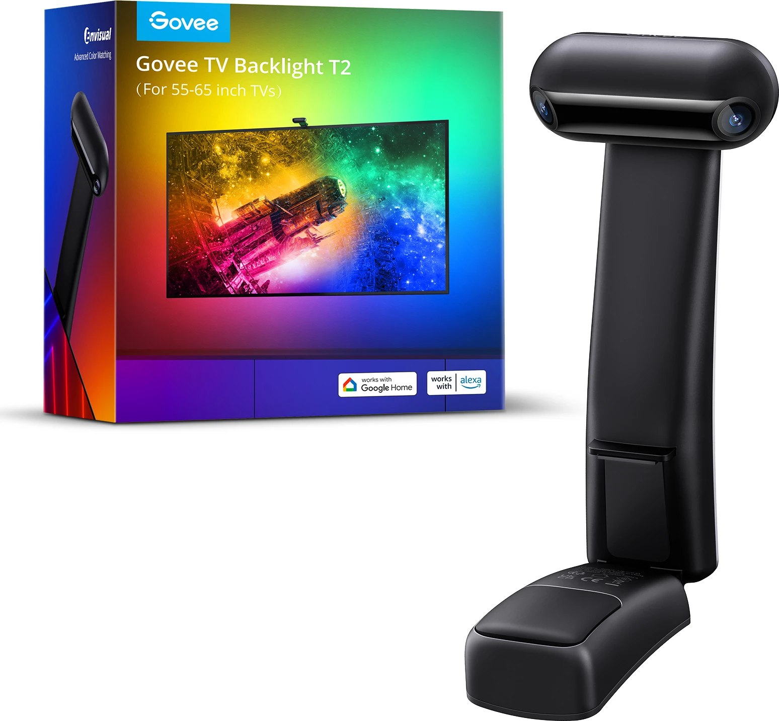 Shirit LED backlight për TV Govee Envisual T2 55-65" RGBIC