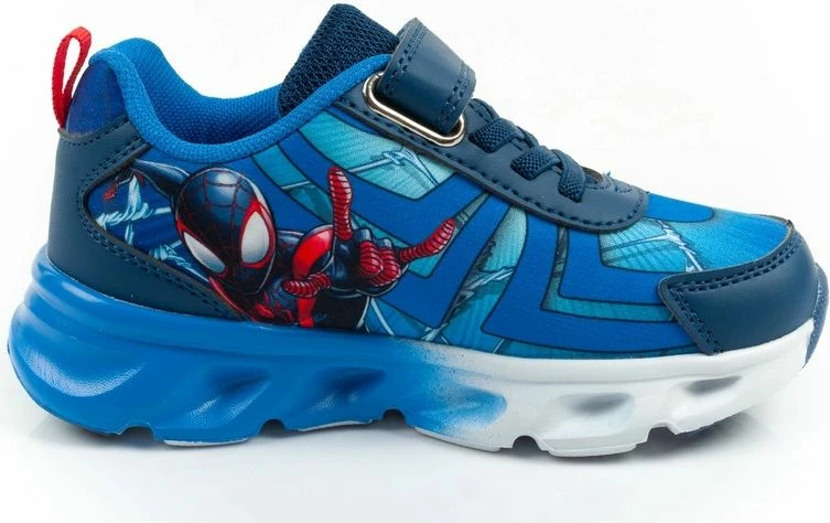Atlete fëmijësh Leomil Spiderman me LED, të kaltra