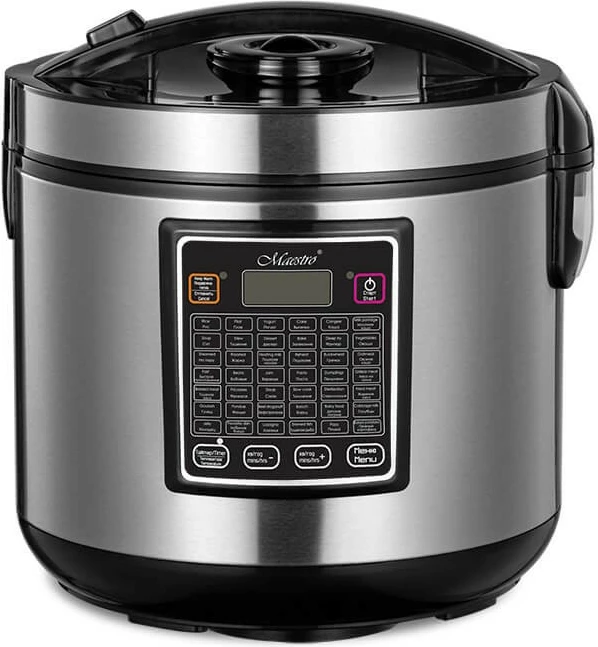 Multicooker Feel-Maestro MR-793, 5 L, 42 programe, 900 W, ekran LCD, i zi/argjendtë