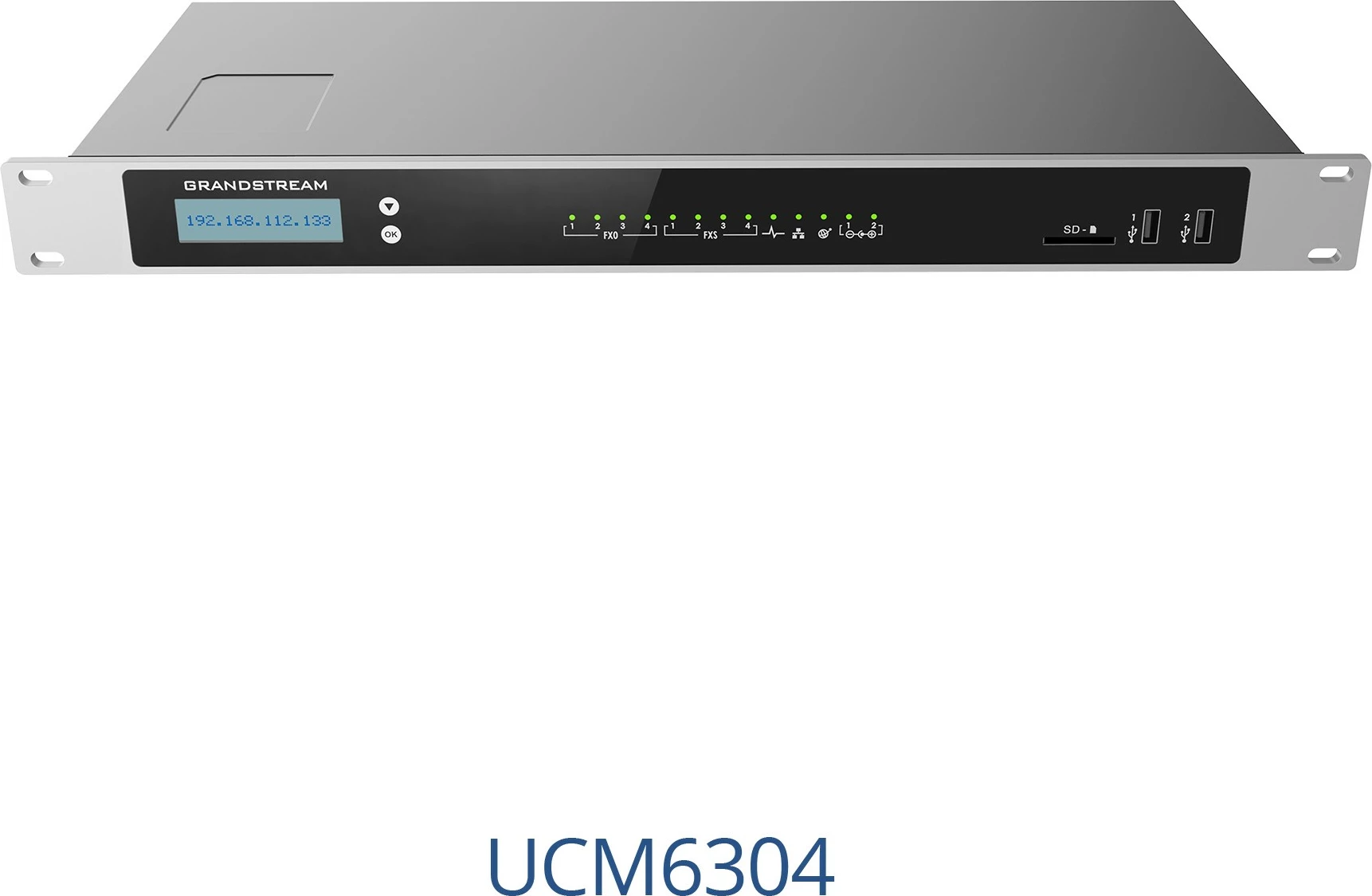 IP Centrex Grandstream UCM6304, 2000 përdorues, Gigabit Ethernet