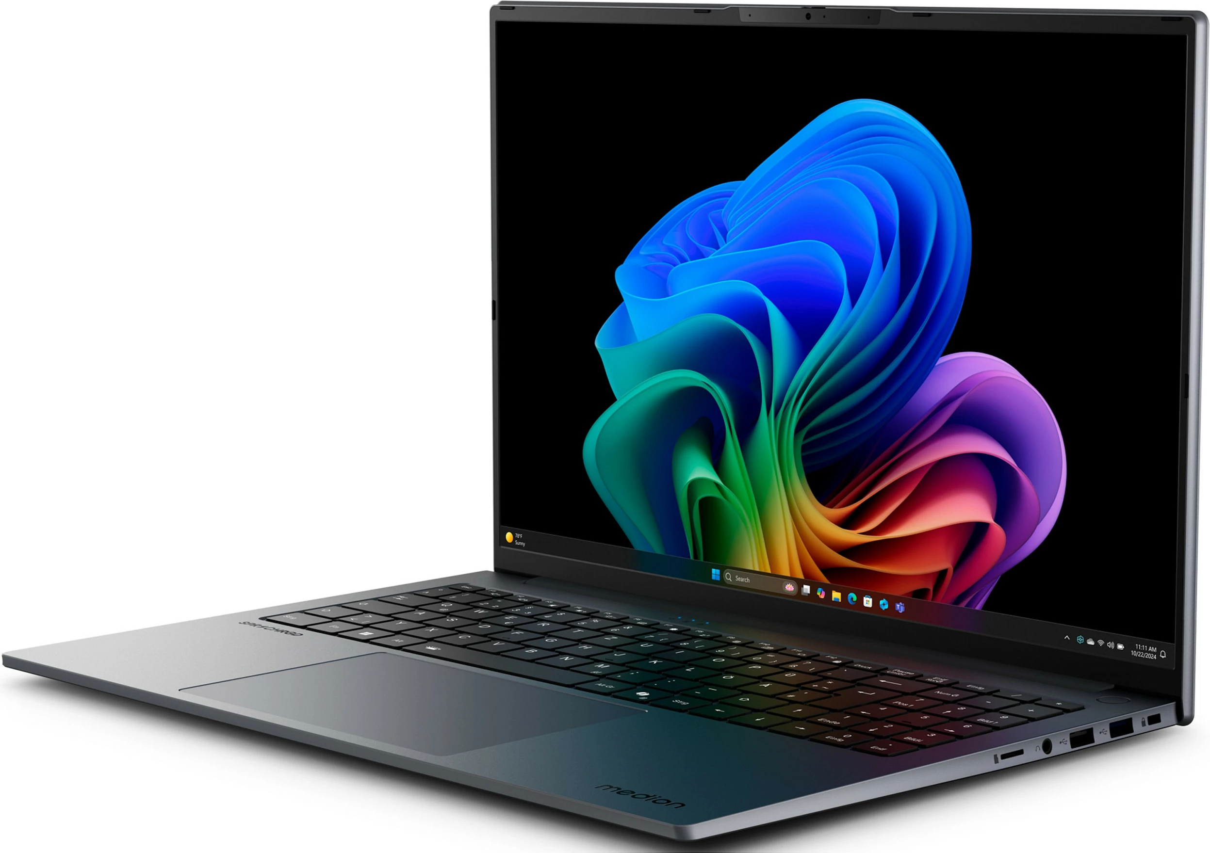 Laptop Medion SPRCHRGD 16 S1 OLED, Intel Core Ultra 7, 32GB RAM, 1TB SSD, 16" 2.8K, Windows 11 Home, gri