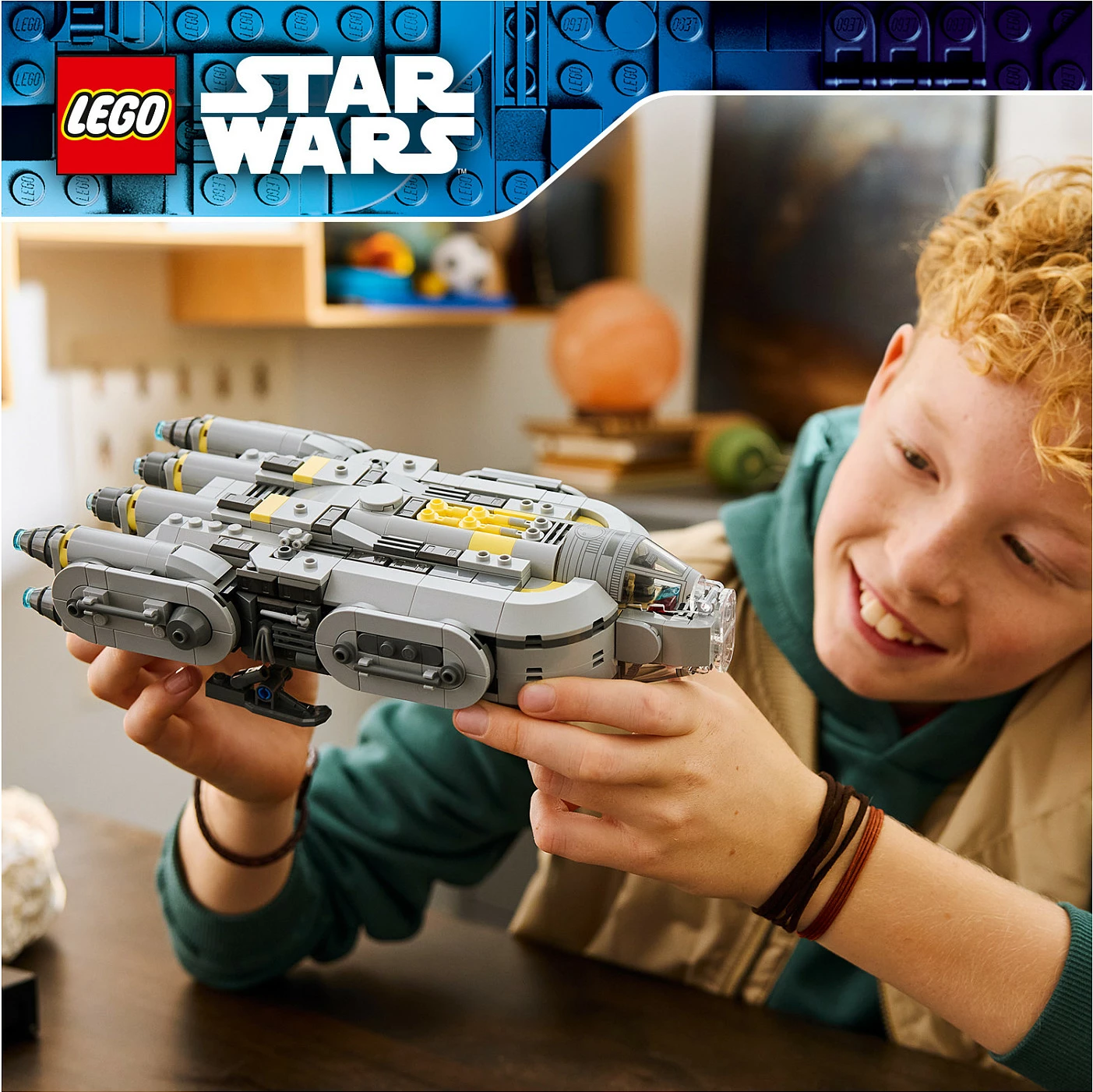 Set ndërtimi LEGO Star Wars 75445 Anzellian Starship, 701 pjesë, shumëngjyrësh