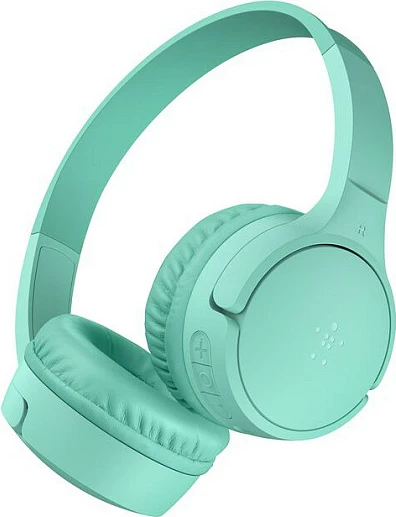 Kufje Belkin SoundForm Mini, Bluetooth + 3.5mm, 30h, 85 dB, Mint