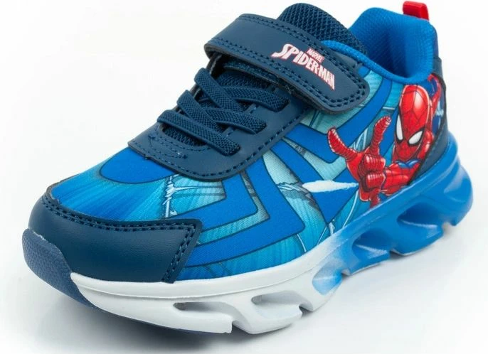 Atlete fëmijësh Leomil Spiderman me LED, të kaltra