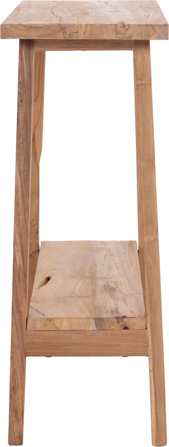 Konsolë TALIBER, dru tik natyral, 90x30x77cm