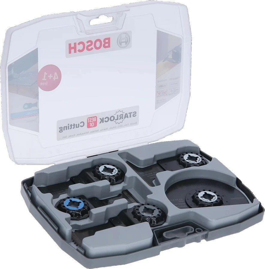Set prerës Bosch Starlock, 5 copë, kuti plastike