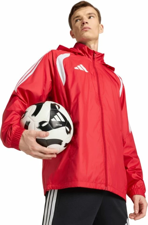 Jakne për meshkuj adidas Tiro 26 League Windbreaker JY9731, e kuqe