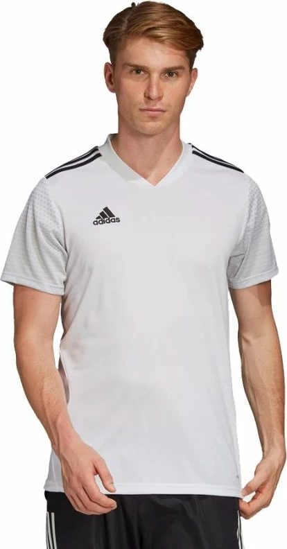 Fanellë adidas për futboll, për meshkuj, e bardhë