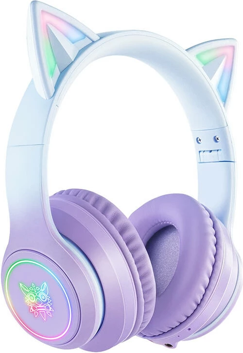 Kufje gaming ONIKUMA B90, Bluetooth 5.0, me mikrofon, RGB, blu/vjollcë