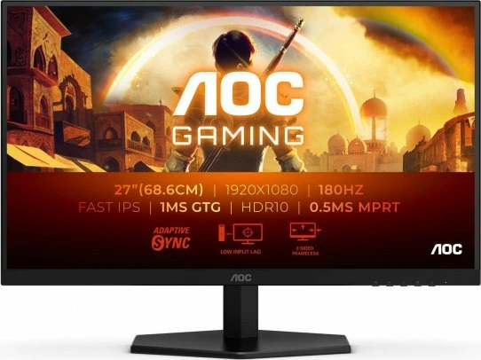 Monitor AOC 27G42E 27\" Full HD 180Hz Fast IPS 0.5ms, i zi