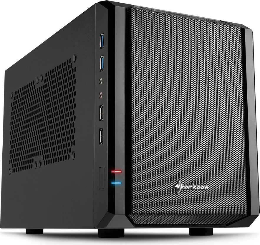 Kasë SHARKOON QB One Mini-ITX, e zezë