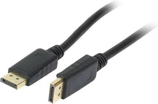 Kabllo DisplayPort Synergy21 DP 1.2, 1m, 4K@60Hz, ST/ST, e zezë