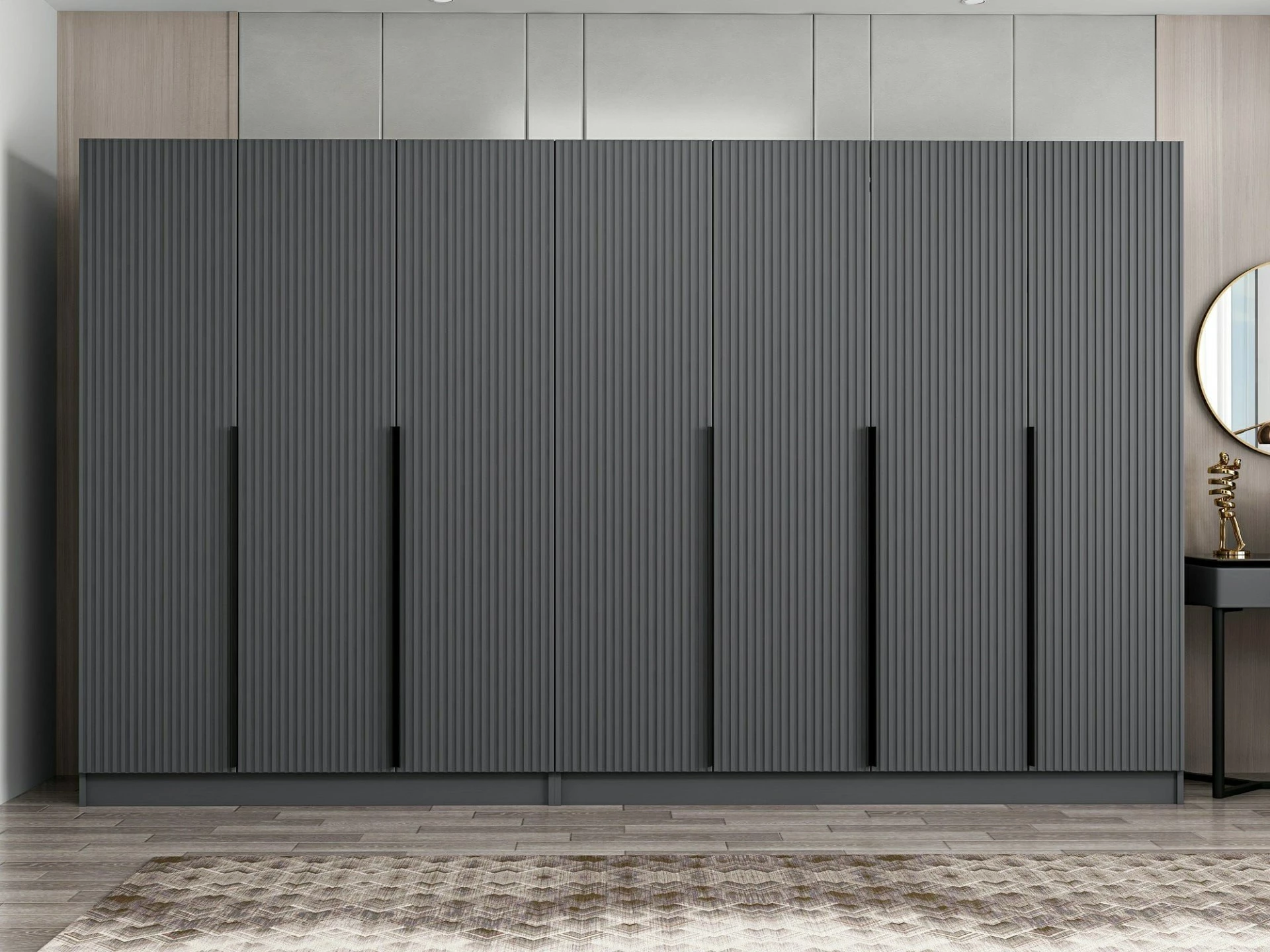 Dollap Skye Decor, anthracit, Kale Plus - 7779