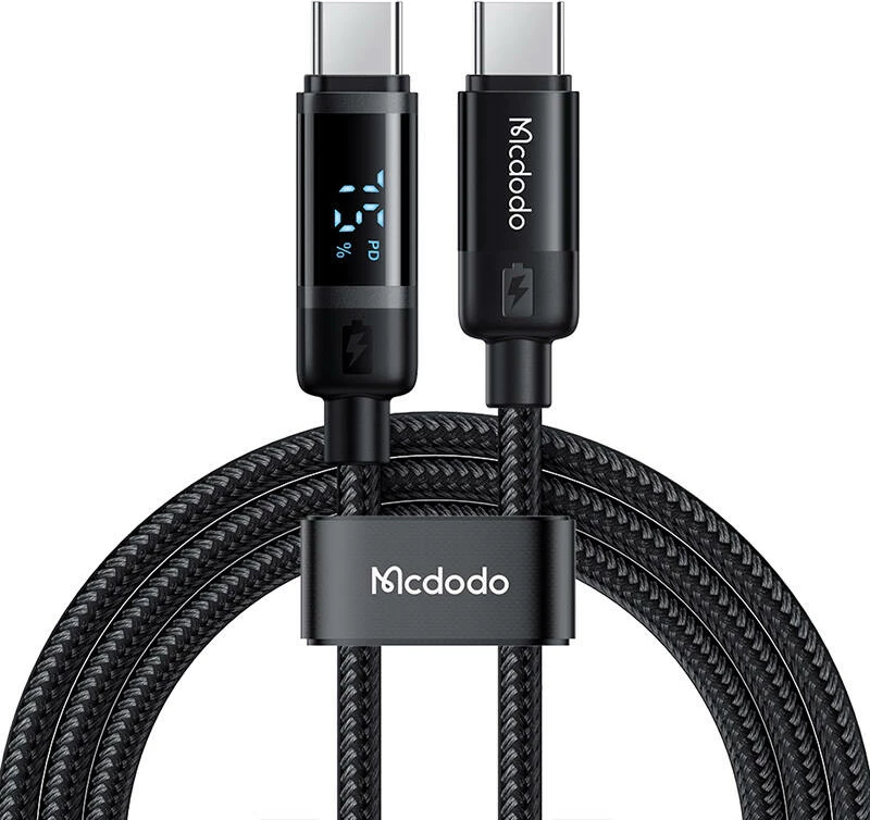 Kabllo USB-C në USB-C Mcdodo CA-5780, 1.2m, 60W, e zezë