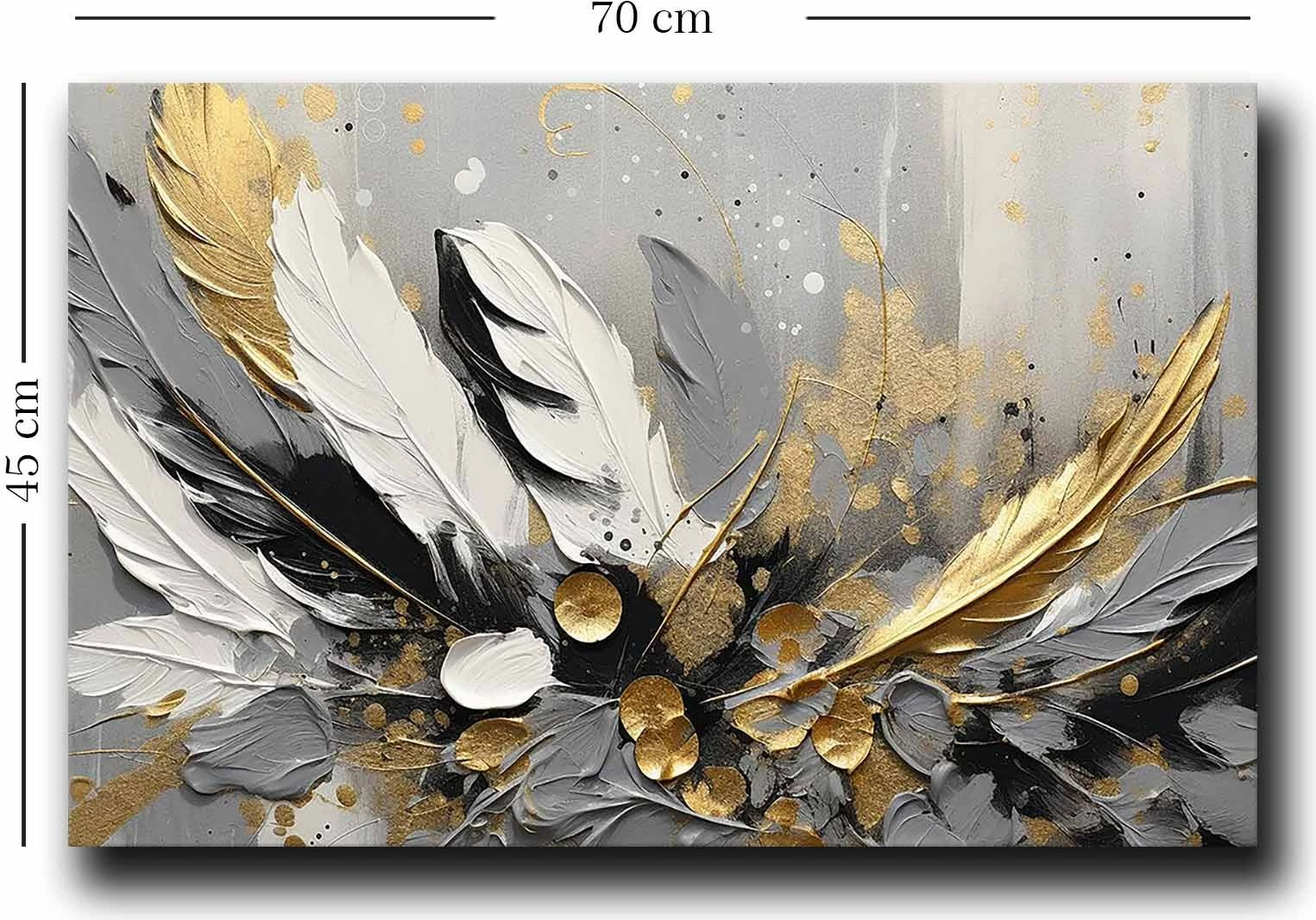 Pikturë dekorative në kanavacë, shumëngjyrëshe, Wallity 4570GSC-002, 45x70cm