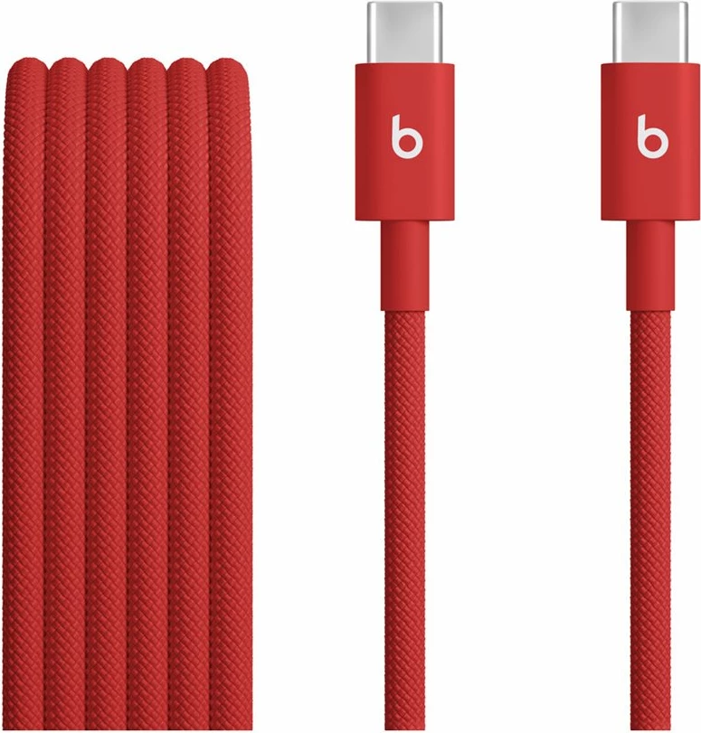 Apple Beats Kabllo USB-C në USB-C, 1.5 m, 60W, e kuqe