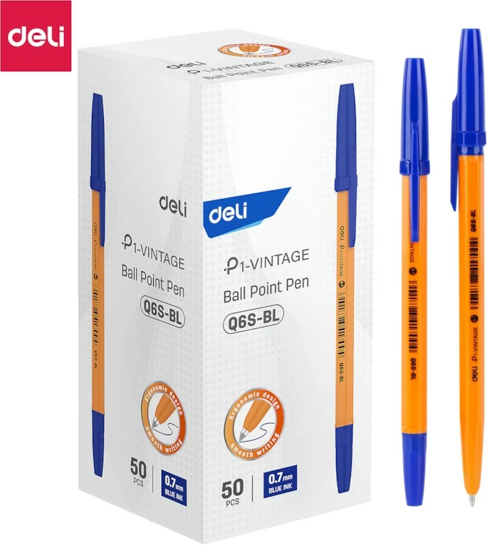 Deli Kimik Ballpoint 0.7 1/50 Q6S-Bl