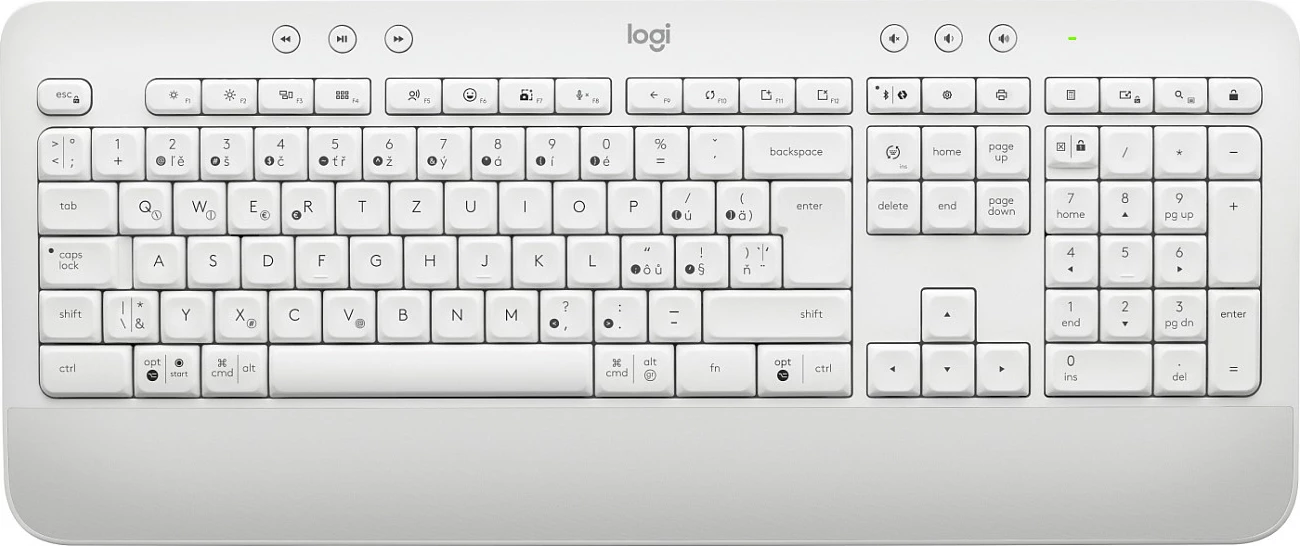 Set tastierë dhe maus Logitech MK650 FOR BUSINESS, pa tela, e bardhë