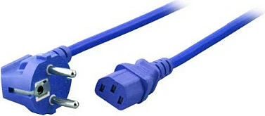 Kabllo rryme EFB Elektronik EK588BL.1,8V2, Schuko (CEE7/7) në IEC C13, 1.8 m, 250 V, blu