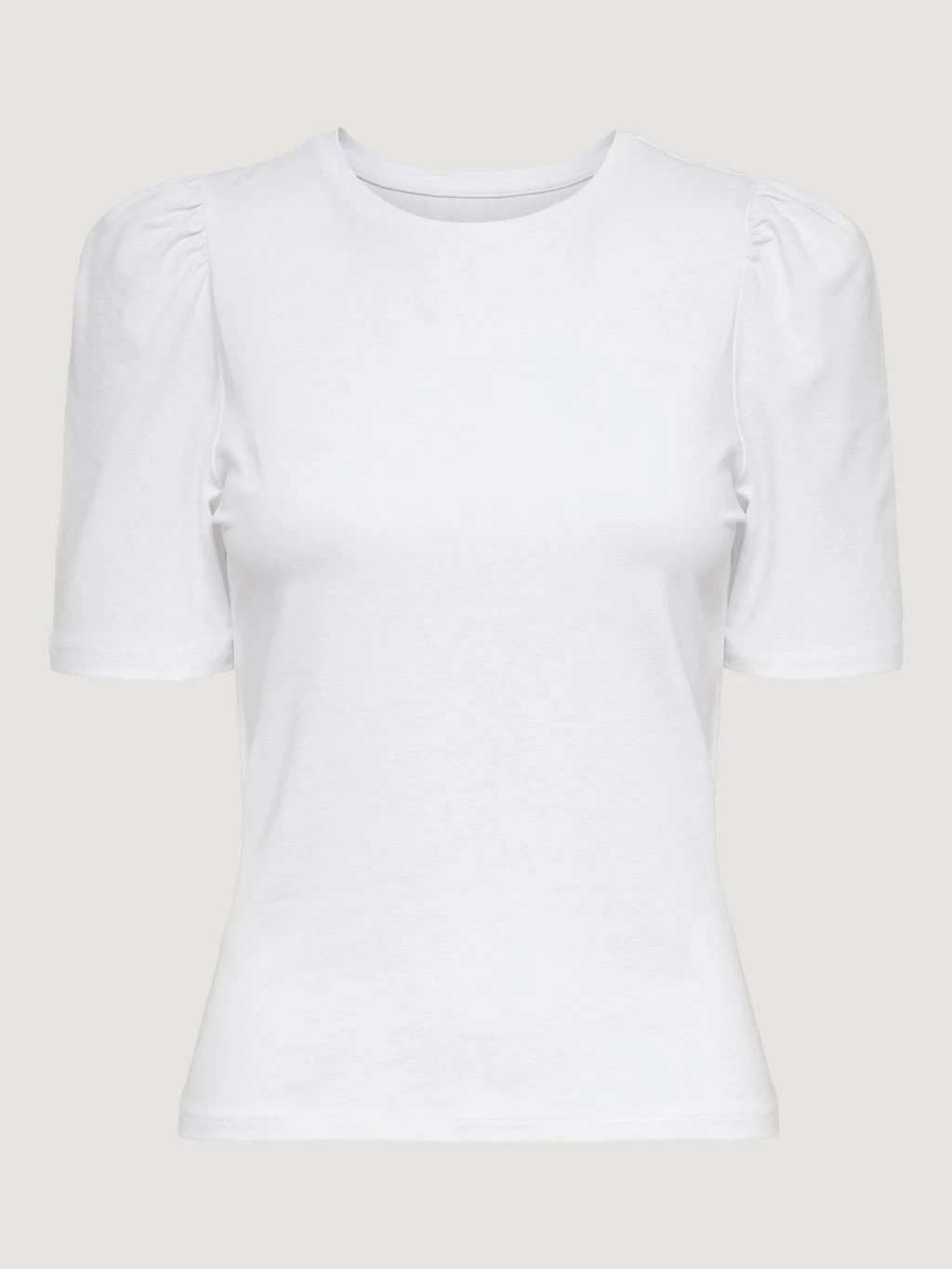 Maicë për femra Only ONLLIVE LOVE 2/4 PUFFTOP JRS NOOS 15282484, e bardhë [Madhësia: XS]
