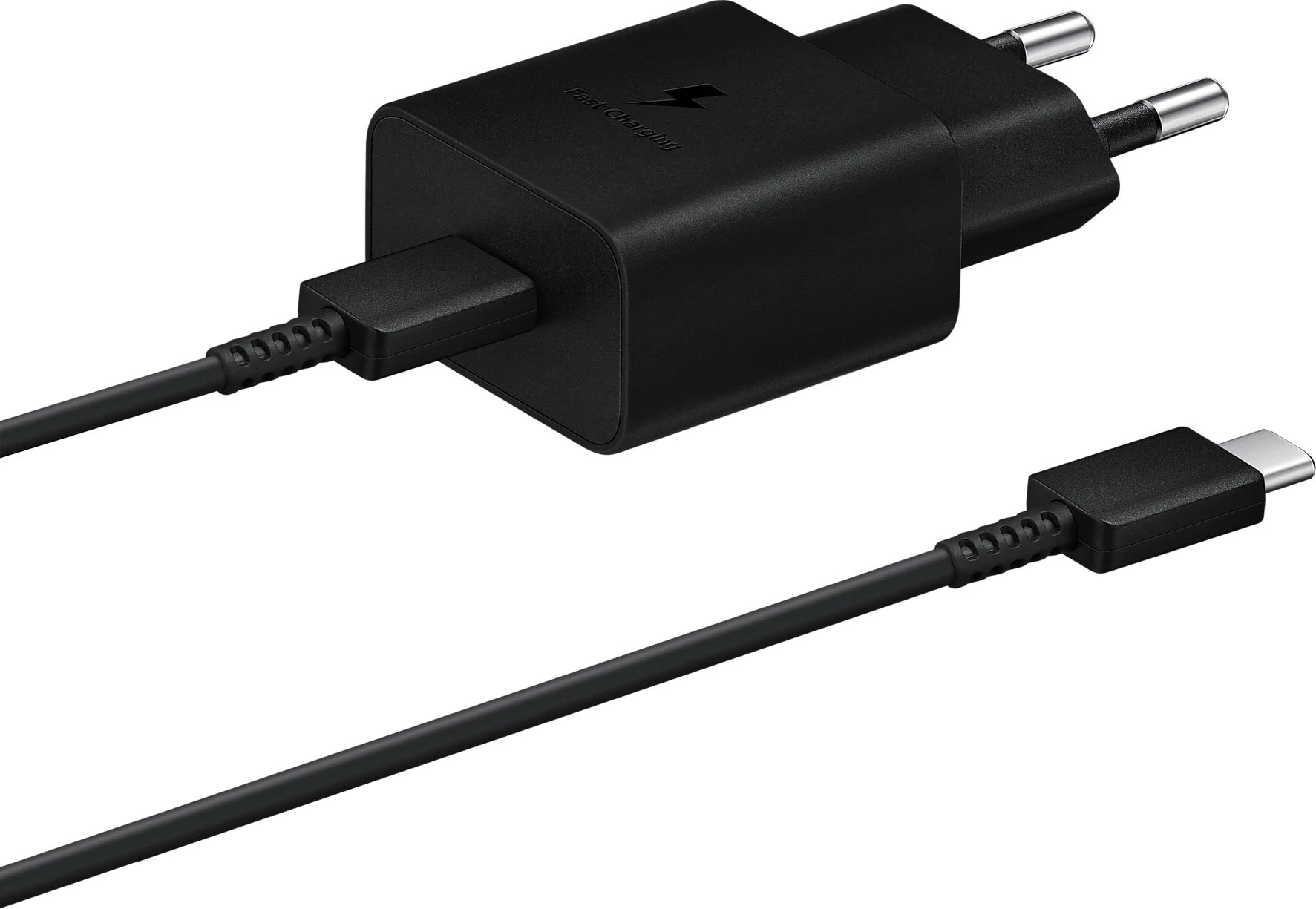 Karikues muri Samsung EP-T1510XBEGEU me kabllo USB-C, 15W, i zi