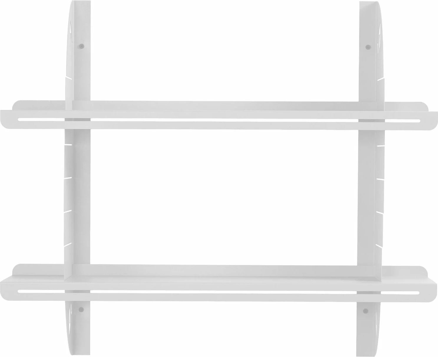Raft dekorativ metalik për mur, i bardhë, Skye Decor, Vlnt126Byz