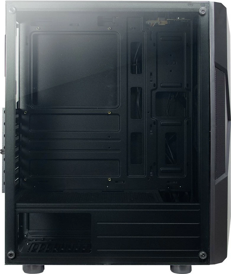 Kasë Gaming Inter-Tech IT-3306 Cavy, Midi/Mini Tower, 1x120mm ARGB, e zezë