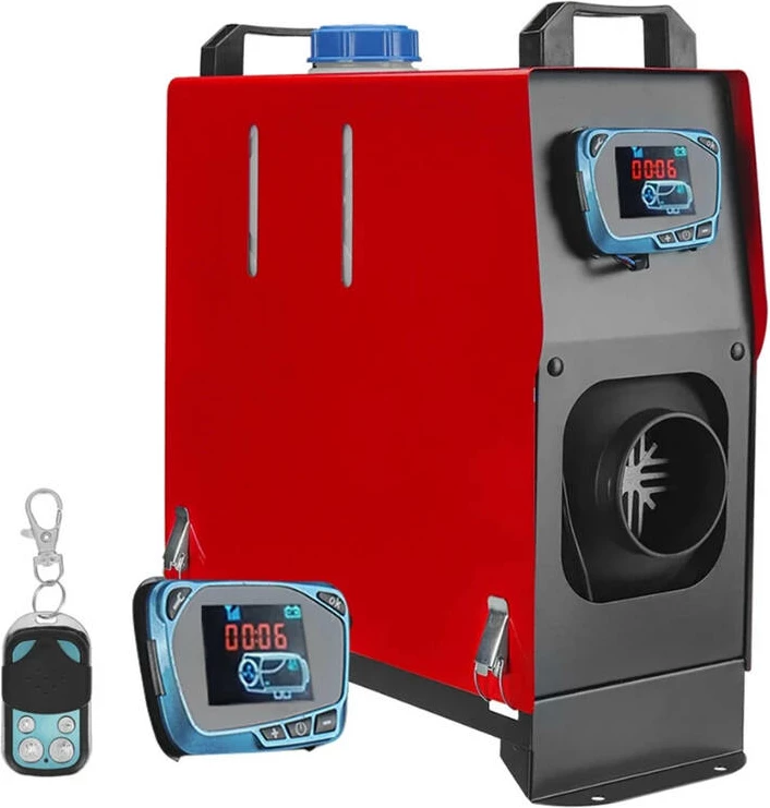 Ngrohës parkimi Blitzwolf BW-AH-V1-BT, 5kW, 12V, me Bluetooth, i kuq