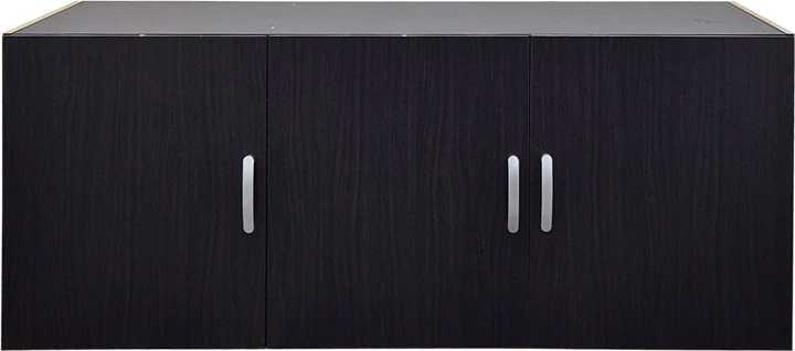 Dollap trekanatësh Alvia, ngjyrë wenge, 150x51x60cm