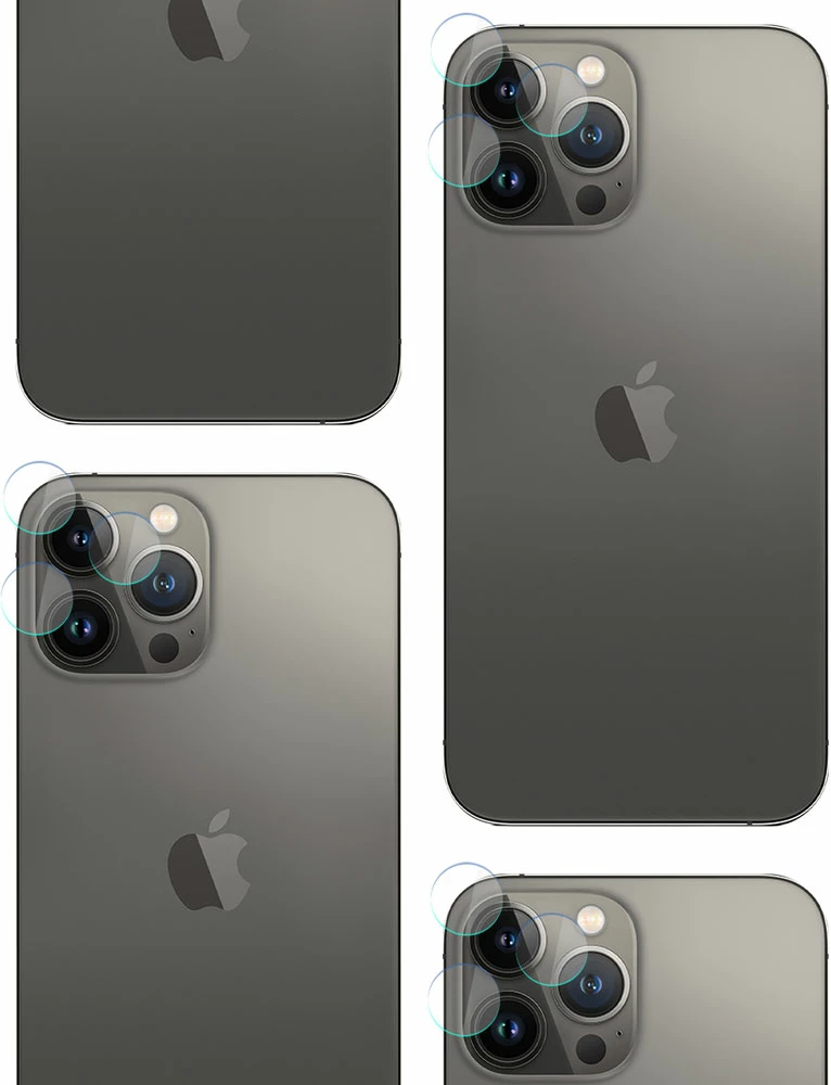 Set mbrojtës për telefon 3mk Comfort Set 4in1 për iPhone 14 Pro Max, Zi
