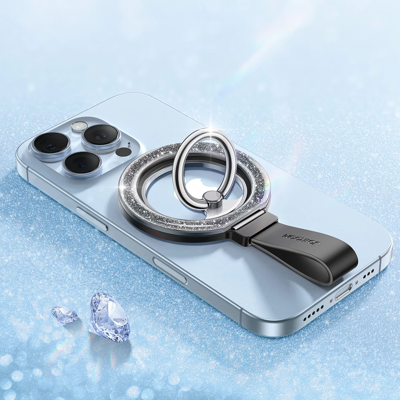Mbajtës magnetik unazë Joyroom JR-ZS425 për celular, me qëndrim, i zi