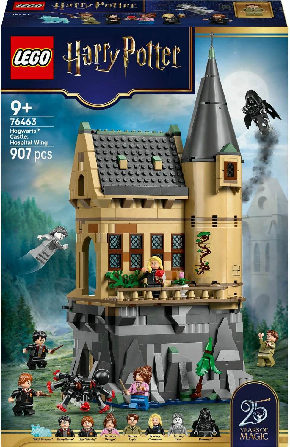 Set ndërtimi LEGO Harry Potter Hogwarts Castle: Hospital Wing 76463, 907 elemente