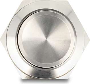 Buton shtypës DeLOCK 20985, 230V/3A, IP65, lidhje me saldim, Silver