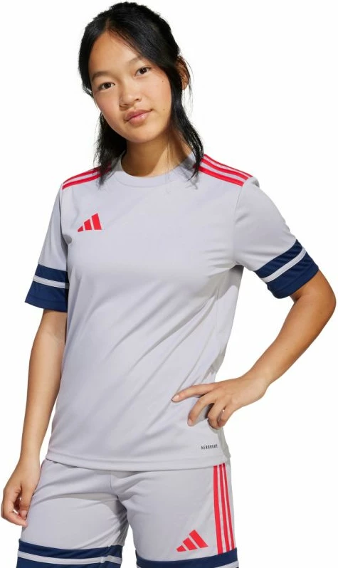 Maicë për fëmijë adidas, gri [Madhësia: 116 cm]
