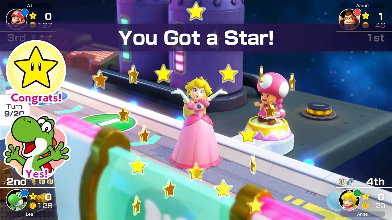 Lojë Nintendo Mario Party Superstars për Nintendo Switch, PEGI 3