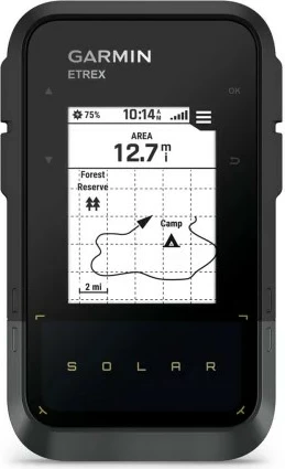 GPS dorë Garmin eTrex Solar, 28 MB, E zezë, Gri