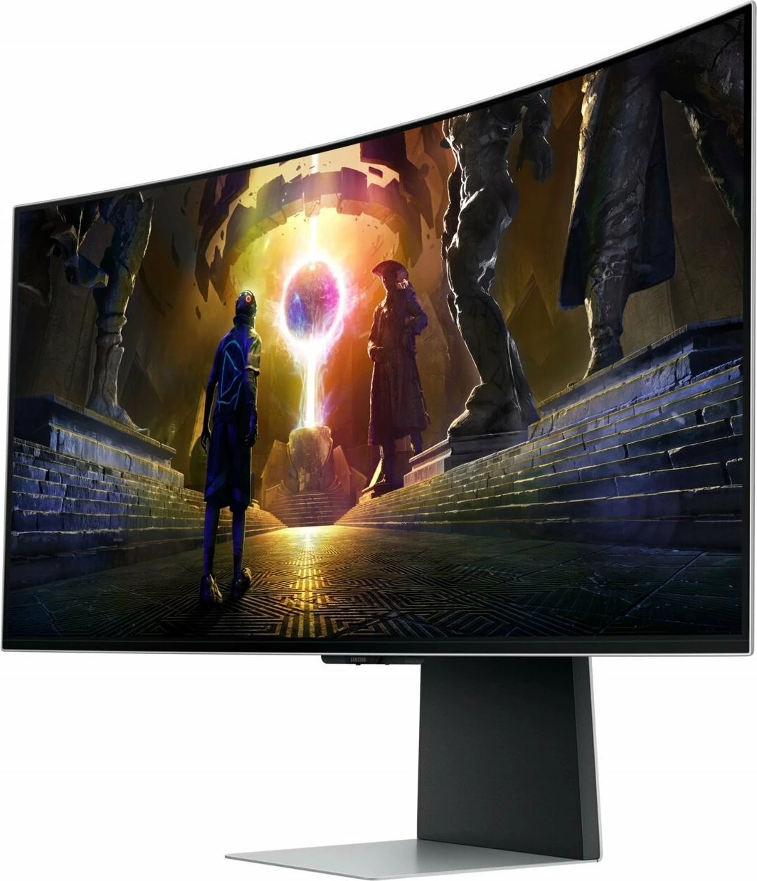 Monitor gaming Samsung Odyssey G8 OLED LS34DG850SUXDU 34\" UWQHD 175Hz i lakuar Silver 2