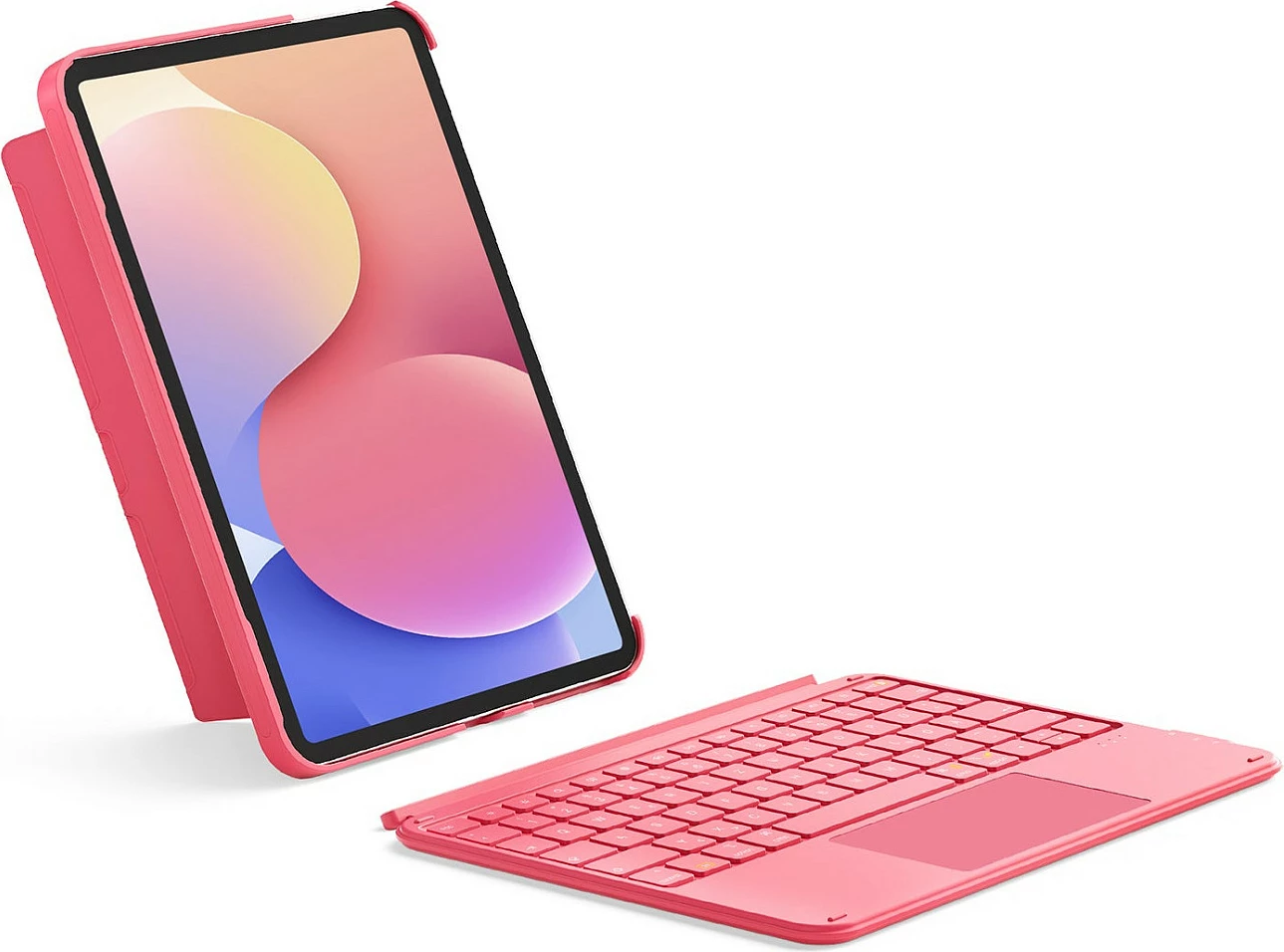 Mbështjellës folio me tastierë Bluetooth inateck për iPad 11"/iPad Air 4/5, QWERTZ, i kuq