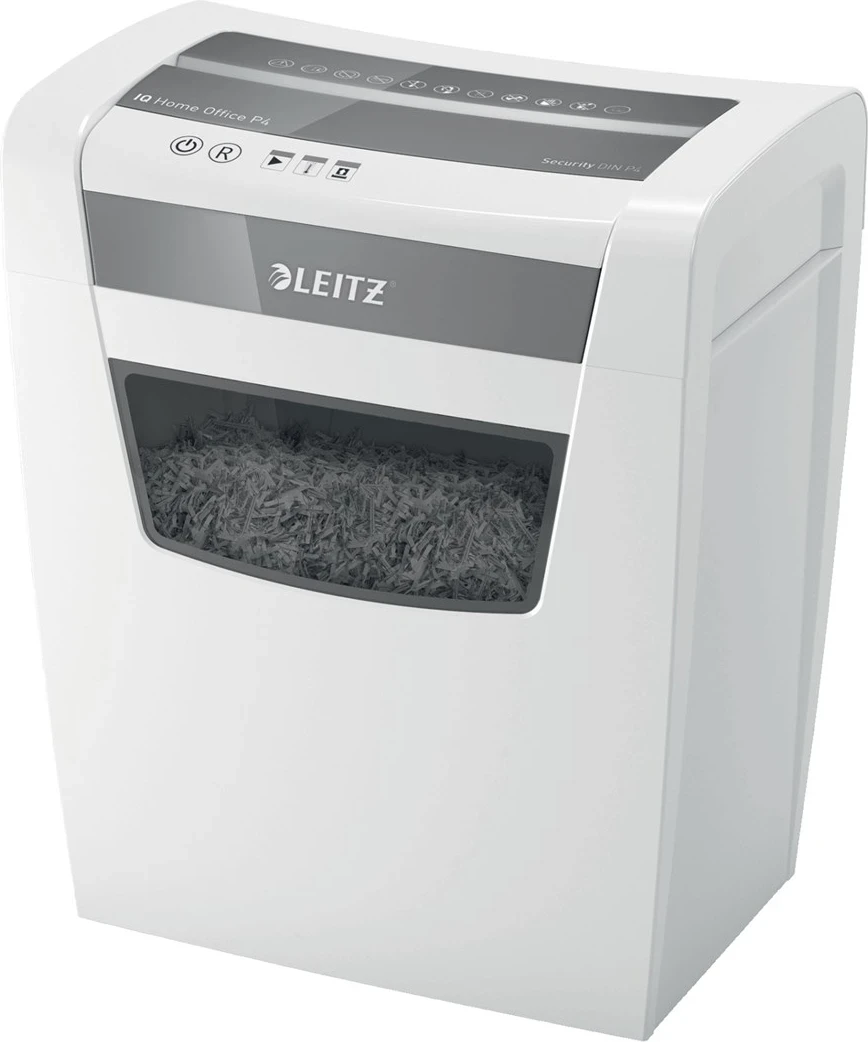 Shredder dokumentesh LEITZ IQ Home Office P-4, e bardhë