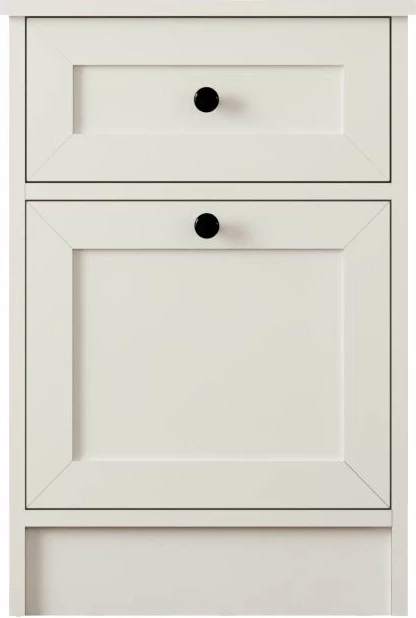 Komodinë nate Skye Decor, Rb-168-03, ngjyrë e bardhë mat