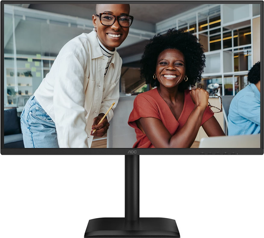 Monitor AOC Q27E4U 27" QHD IPS 120Hz HDR me Adaptive Sync, USB hub, Altoparlantë, i zi
