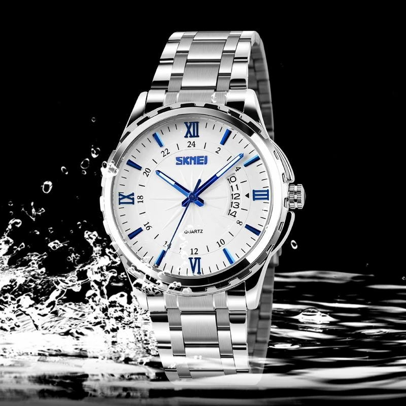 Orë dore për meshkuj Skmei, argjendtë