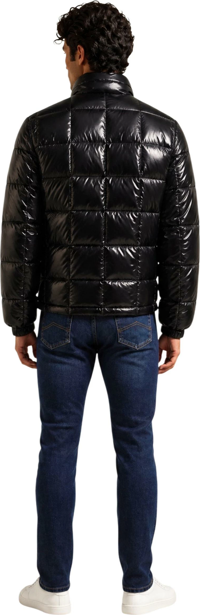 Jakne puffer për meshkuj Armani Exchange XM003474 AF23755, e zezë [Madhësia: M]