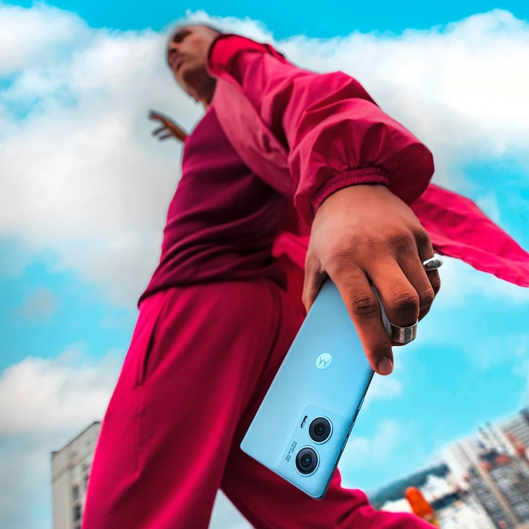 Celular Motorola edge 50 Fusion, 6.7", Android 14, 12 GB RAM, 256 GB, Blu