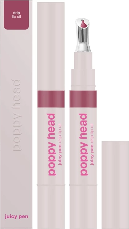 Vaj për buzë për femra Poppy Head Juicy Pen 03 Cherry Coke, 2.5g