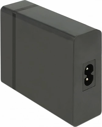 Karikues muri DeLOCK 63974, USB-C PD 60W + 3x USB-A, kabllo 1.2 m, i zi